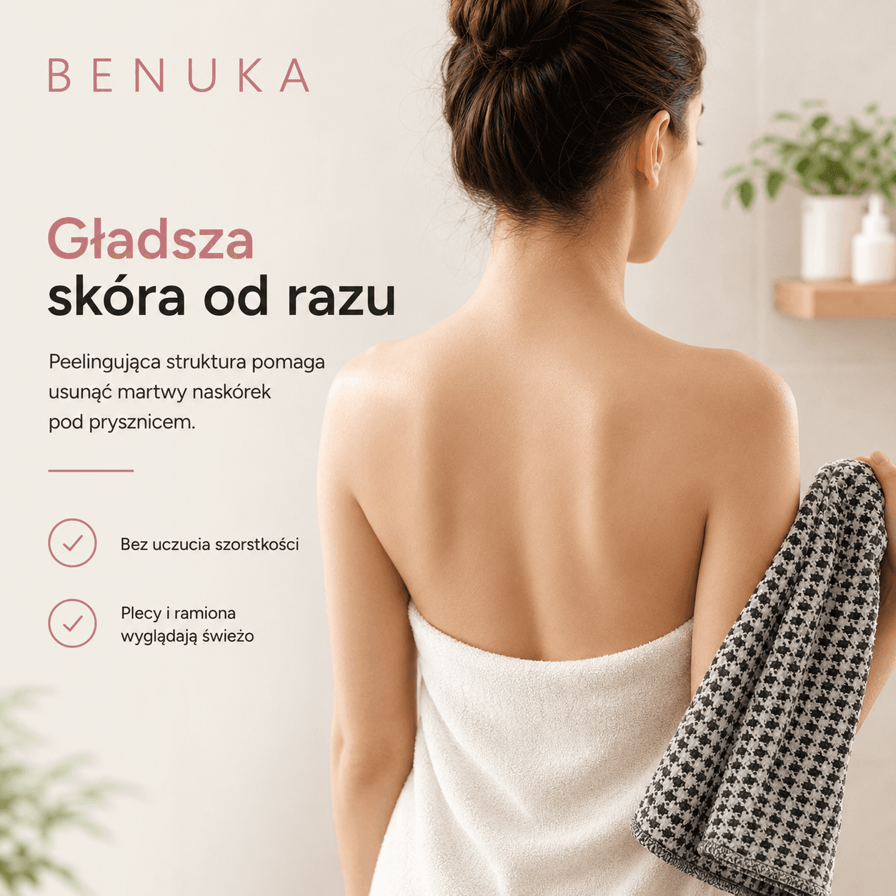 Złuszczający ręcznik do mycia